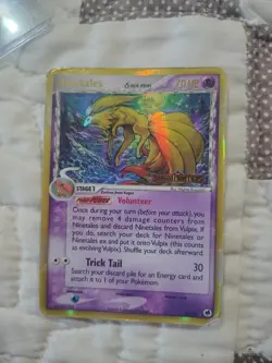 Pokemon, Ninetales 8/101 Delta Species, EX Dragon Frontiers Reverse Holo, STAMP - Image 1