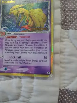 Pokemon, Ninetales 8/101 Delta Species, EX Dragon Frontiers Reverse Holo, STAMP - Image 3