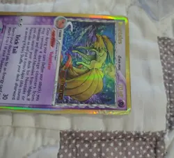 Pokemon, Ninetales 8/101 Delta Species, EX Dragon Frontiers Reverse Holo, STAMP - Image 4