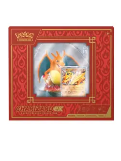 Charizard ex Super Premium Collection Box Pokemon TCG (10 Booster Packs!) - Image 1