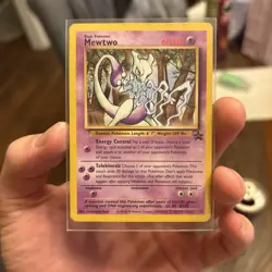 Mewtwo #12 Black Star Promo Pokemon TCG WOTC LP - Image 1
