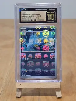 2023 POKEMON 151 MASTER BALL REVERSE HOLO #117 SEADRA Pristine CGC 10 - Image 1