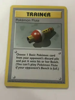 Pokemon Pokemon Flute Uncommon Base Set (Shadowless) 086/102 MP - Image 1