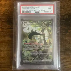 Pokemon Meowscarada ex Paldea Evolved Special Illustration Rare #256 PSA 9 Mint - Image 3