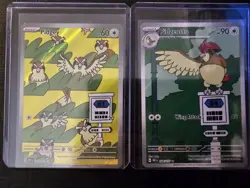 Pidgeot EX 225/197 Pidgeotto 208 Pidgey 207 Pokemon Obsidian Flames NM-/LP+ - Image 2