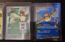 Pidgeot EX 225/197 Pidgeotto 208 Pidgey 207 Pokemon Obsidian Flames NM-/LP+ - Image 3