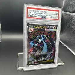 2025 Pokemon Mega Evolutions Mega Charizard #023 UPC Promo EN Graded PSA 10 - Image 5