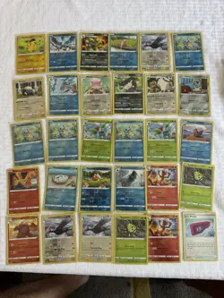 Pokemon Go Lot Of 30 Reverse Holos NM Condition Some Dups Reseller Lot - Image 1