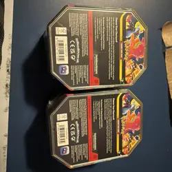 Pokemon TCG Mega Charizard X & Y EX Tins Sealed SET OF 2 - Image 2