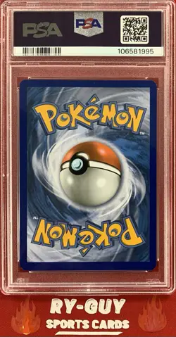 2016 POKEMON XY EVOLUTIONS MEGA BLASTOISE EX #22 PSA 8 - Image 2