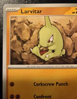 Larvitar 105/197 Common Scarlet & Violet: Obsidian Flames Pokemon TCG - Image 2