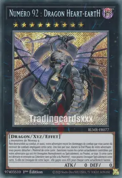 Yu-Gi-Oh! Numero 92 : Dragon Heart-eartH : SE BLMR-FR077 - Image 1