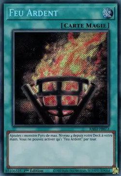 Yu-Gi-Oh! - Feu Ardent - La Bonanza du Quart de Siecle - MINT/NMINT - FR - 1st - Image 1