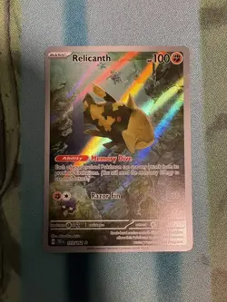 Relicanth - 173/162 - Pokemon Temporal Forces Illustration Rare Card NM - Image 2