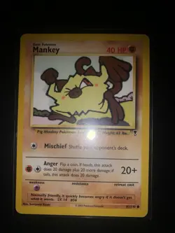 Pokemon Card Mankey Legendary Collection 81/110 ENG English - Image 1