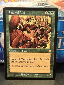 Squirrel Mob Odyssey ODY Magic The Gathering MTG #273 NM UP Rare - Image 1