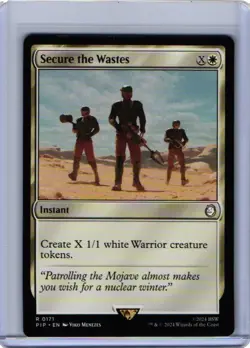 Secure the Wastes Universes Beyond: Fallout Regular (PIP) #171 Near Mint MTG - Image 1