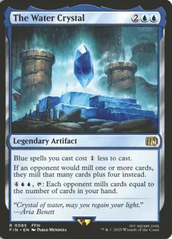 MTG The Water Crystal (0085) *Non-Foil* Base Rare Final Fantasy MT/NM Comb Ship - Image 1