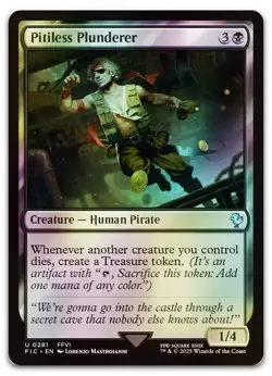 Pitiless Plunderer (Surge Foil) #281 (NM) Final Fantasy FIC Magic MTG - Image 1