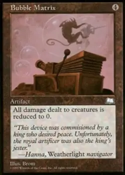 1x Bubble Matrix Moderate Play, English Weatherlight MTG Magic - Image 1
