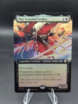 MTG, Mai, Scornful Striker FOIL (Extended Art) 374 NM Avatar: The Last Airbender - Image 1