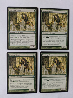 4 Heritage Druid Morningtide MTG NM Free shipping with tracking - Image 1