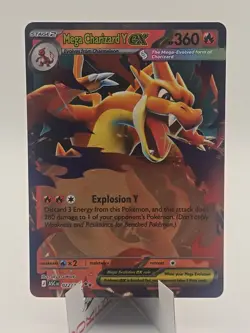 Mega Charizard Y ex 022/217 Ascended Heroes English Pokemon TCG - Image 1