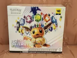 Pokemon TCG Prismatic Evolutions ETB Elite Trainer Box NEW Factory Sealed - Image 1