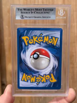 2001 Pokemon Neo Revelation Unlimited #7 Ho-Oh-Holo Double Holo Error BGS 9 - Image 2