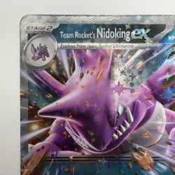 Team Rocket’s Nidoking EX 119/182 SV10: Pokemon Destined Rivals Double Rare 2025 - Image 3