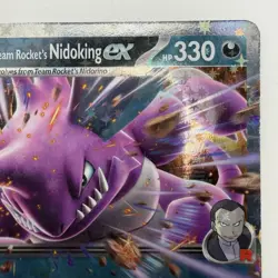 Team Rocket’s Nidoking EX 119/182 SV10: Pokemon Destined Rivals Double Rare 2025 - Image 4