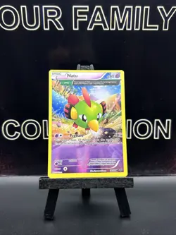 Natu 28/108 XY Roaring Skies Full Art Reverse Holo Delta Pokemon TCG 2015 LP - Image 1