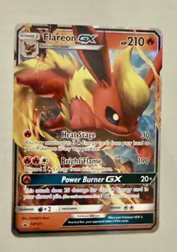 Full Art Flareon GX SM171 Promo NM TCG Pokemon - Image 3