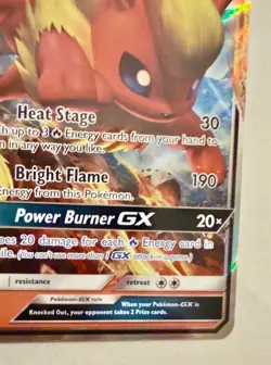 Full Art Flareon GX SM171 Promo NM TCG Pokemon - Image 5