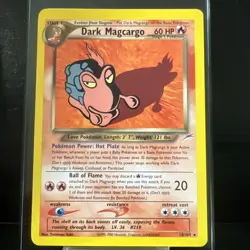 Pokemon TCG Dark Magcargo 18/105 Neo Destiny Rare HP - Image 1