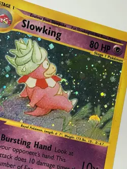 Pokemon TCG Slowking Holo Card Aquapolis H22/H32 - Swirl - Image 4