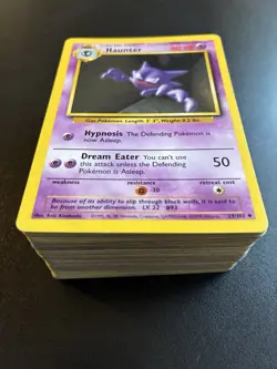 Vintage Fossil Pokemon Cards Bundle x 100 including base set 1999 WOTC - Image 1