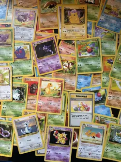 Vintage Fossil Pokemon Cards Bundle x 100 including base set 1999 WOTC - Image 4