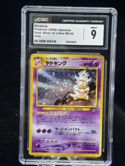Slowking Holo #199 Japanese Neo Genesis 2000 Pokemon CGC 9 w Swirl 🌀👑 - Image 2