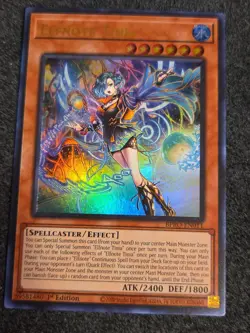 Yugioh! 1x Elfnote Tinia BPRO-EN011 Ultra Rare 1st Ed NM - Image 1