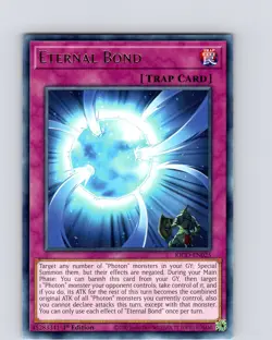 Yu-Gi-Oh TCG Eternal Bond KICO-EN025 1st Edition Regular Rare Card NM - Image 1