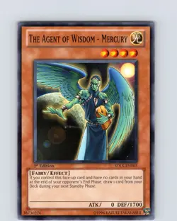 Yu-Gi-Oh The Agent Of Wisdom - Mercury SDLS-EN005 1st Edition Common NM - Image 1