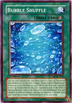 Bubble Shuffle - DP1-EN019 - Common - Unlimited Edition NM Yugioh Duelist Pack 1 - Image 1