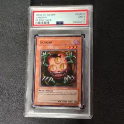 Yugioh Sangan RP01-EN036 Super Rare Retro Pack PSA 9 2008 original print - Pop 1 - Image 1