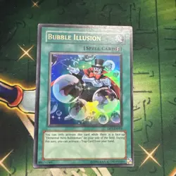 Yugioh! Bubble Illusion DP1-EN024 Ultra Rare Unlimited MP - Image 1