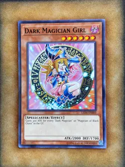 Yugioh Dark Magician Girl LED6-EN000 Common NM - Image 1