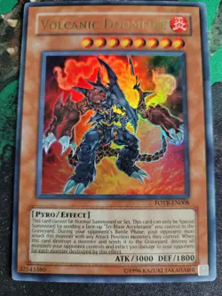 Volcanic Doomfire FOTB-EN008 Ultra Rare NM - Image 1