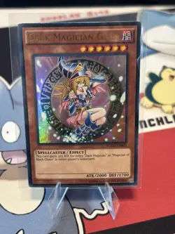 Yugioh Dark Magician Girl YGLD-ENB03 Ultra Rare LP - Image 1