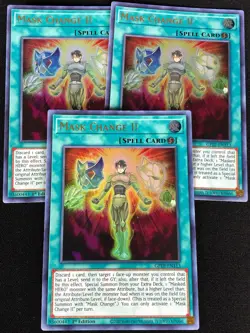 YUGIOH MASK CHANGE II GFTP-EN113 1ST ULTRA X3(NM) - Image 1