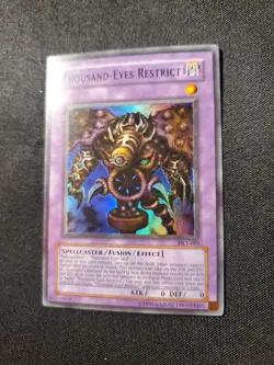 Thousand-Eyes Restrict DL1-001 Duelist League Promo Unlimited Super Rare VLP - Image 3